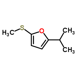 Furan, 2-(1-methylethyl)-5-(methylthio)- (9CI) structure