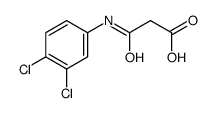 N-(3,4-dichlorophenyl)malonamic acid Structure