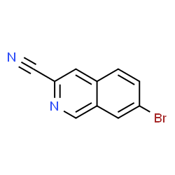7-溴异喹啉-3-甲腈结构式