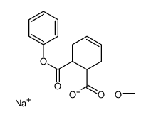 sodium,formaldehyde,6-phenoxycarbonylcyclohex-3-ene-1-carboxylate结构式