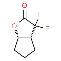 2H-Cyclopenta[b]furan-2-one,3,3-difluorohexahydro-,(3aR-cis)-(9CI) structure