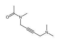 N-[4-(dimethylamino)but-2-ynyl]-N-methylacetamide结构式