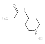 N-(4-Piperidinyl)propanamide hydrochloride Structure