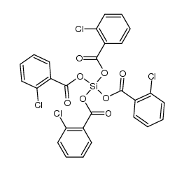 (2-chloro-benzoic acid )-silicic acid-anhydride结构式