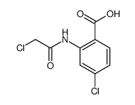 4-chloro-2-(chloroacetylamino)benzoic acid Structure