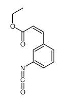 ethyl 3-(3-isocyanatophenyl)acrylate结构式