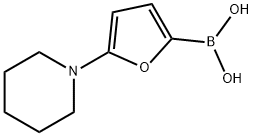 5-(Piperidino)furan-2-boronic acid Structure