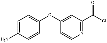 2-Pyridinecarbonyl chloride, 4-(4-aminophenoxy)- Structure