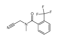 N-Cyanomethyl-N-methyl-2-trifluoromethyl-benzamide Structure