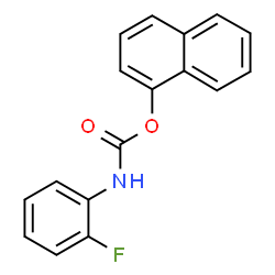 Carbamic acid, (2-fluorophenyl)-, 1-naphthalenyl ester (9CI) picture