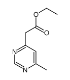 ethyl 2-(6-methylpyrimidin-4-yl)acetate structure