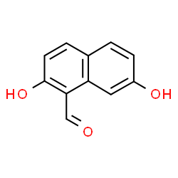 2,7-Dihydroxynaphthalene-1-carbaldehyde Structure