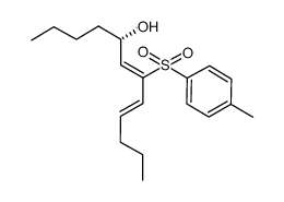(5S)-(6Z,8E)-7-(p-tolylsulfonyl)-6,8-dodecadien-5-ol结构式