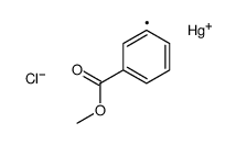 chloro-(3-methoxycarbonylphenyl)mercury结构式