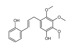 5-[(Z)-3-(2-Hydroxyphenyl)-2-propenyl]-2,3,4-trimethoxyphenol Structure