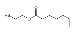 2-sulfanylethyl heptanoate结构式