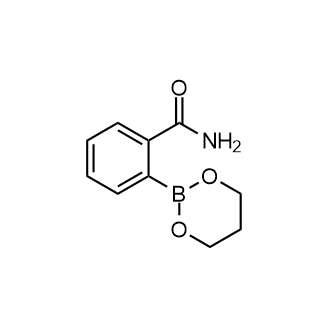 2-(1,3,2-二氧杂硼杂环己烷-2-基)苯甲酰胺结构式