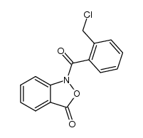 1-(2-chloromethylbenzoyl)-2,1-benzisoxazol-3(1H)-one结构式