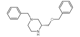 (R)-N4-苄基-2-(苄氧基甲基)哌嗪结构式