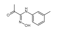 N'-hydroxy-2-oxo-N-(m-tolyl)propanimidamide结构式