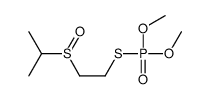 S-[2-(isopropylsulphinyl)ethyl] O,O-dimethyl phosphorothioate structure