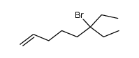 3-bromo-3-ethyl-7-octene结构式