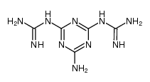 N,N'''-(6-amino-[1,3,5]triazine-2,4-diyl)-bis-guanidine Structure