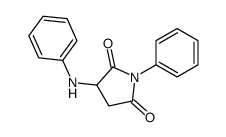 3-anilino-1-phenylpyrrolidine-2,5-dione结构式