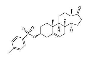 17-oxo-5-androsten-3β-yl p-toluenesulphonate结构式