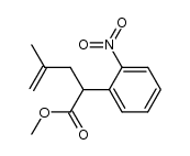 methyl (+/-)-4-methyl-2-(2-nitrophenyl)-4-pentenoate Structure