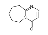 7,8,9,10-tetrahydro-6H-[1,2,4]triazino[4,3-a]azepin-4-one结构式