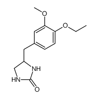 4-(4-ethoxy-3-methoxy-benzyl)-imidazolidin-2-one结构式