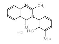 3-(2,3-dimethylphenyl)-2-methyl-quinazolin-4-one结构式