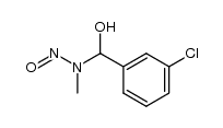N-((3-chlorophenyl)(hydroxy)methyl)-N-methylnitrous amide Structure