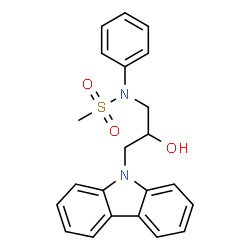 N-(3-(9H-carbazol-9-yl)-2-hydroxypropyl)-N-phenylmethanesulfonamide picture