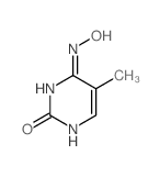 2(1H)-Pyrimidinone,6-(hydroxyamino)-5-methyl- structure