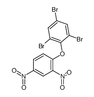 (2,4-dinitro-phenyl)-(2,4,6-tribromo-phenyl)-ether Structure