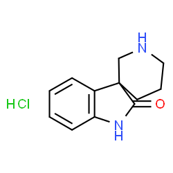 spiro[indole-3,3'-piperidin]-2(1H)-one hydrochloride Structure