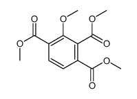 trimethyl 3-methoxybenzene-1,2,4-tricarboxylate Structure