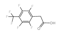 Benzeneacetic acid,2,3,5,6-tetrafluoro-4-(trifluoromethyl)- structure