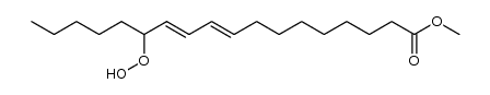 13-hydroperoxyl-9-trans-11-trans-octadecadienoic acid methyl ester结构式