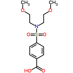 4-[BIS-(2-METHOXY-ETHYL)-SULFAMOYL]-BENZOIC ACID Structure