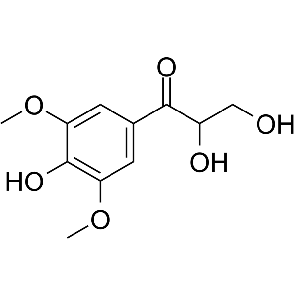 2,3,4'-Trihydroxy-3',5'-dimethoxypropiophene Structure