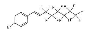 1-(4'-bromophenyl)-3,3,4,4,5,5,6,6,7,7,8,8,8-tridecafluorooct-1-ene结构式