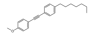 1-heptyl-4-[2-(4-methoxyphenyl)ethynyl]benzene Structure