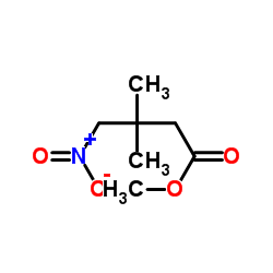 Methyl 3,3-dimethyl-4-nitrobutanoate结构式