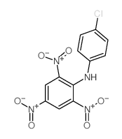 Benzenamine,N-(4-chlorophenyl)-2,4,6-trinitro- structure