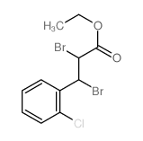 Benzenepropanoic acid, a,b-dibromo-2-chloro-, ethyl ester picture