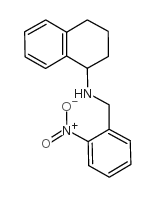 N-[(2-nitrophenyl)methyl]-1,2,3,4-tetrahydronaphthalen-1-amine Structure