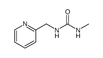 1-methyl-3-(2-pyridylmethyl)urea Structure